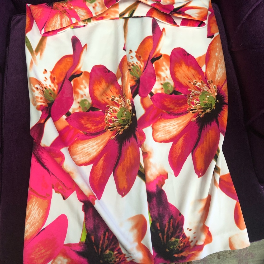 High waisted mini skirt
